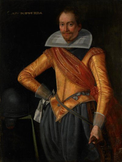Ritratto di un capitano con il cognome Ripperda da Anonymous