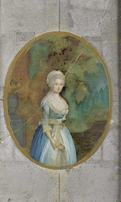Ritratto di una donna in costume del XVIII secolo da Anonymous