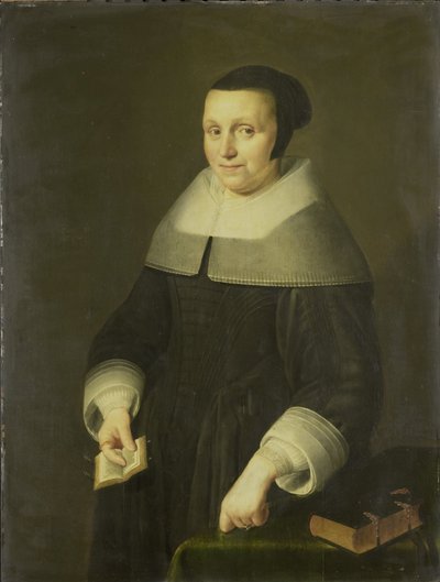 Ritratto di una donna, possibilmente Elsje van Houweningen, moglie di Willem van de Velden da Anonymous