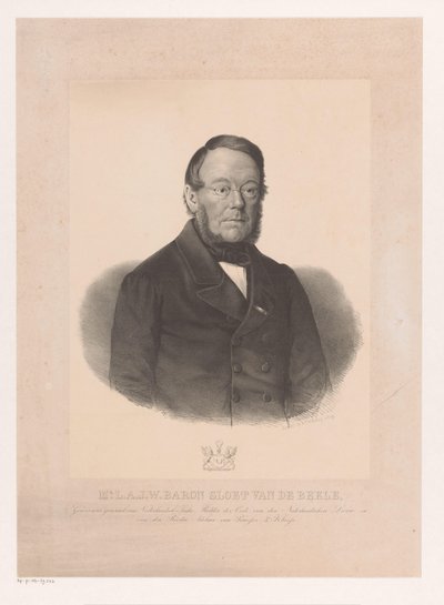 Ritratto di Ludolph Anne Jan Wilt Sloet van de Beele da Anonymous