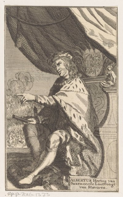 Ritratto di Alberto III, duca di Sassonia da Anonymous