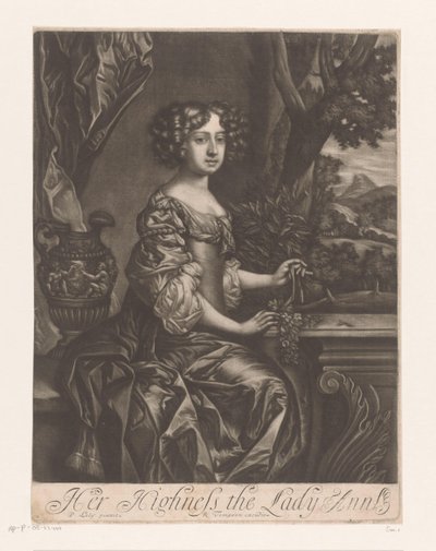 Ritratto di Anna di Gran Bretagna come principessa da Anonymous