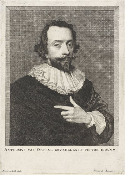 Ritratto di Anton van Opstal da Anonymous