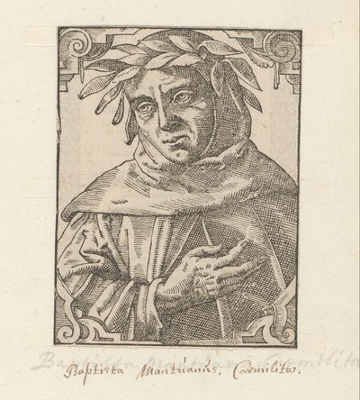 Ritratto di Battista Mantovano da Anonymous