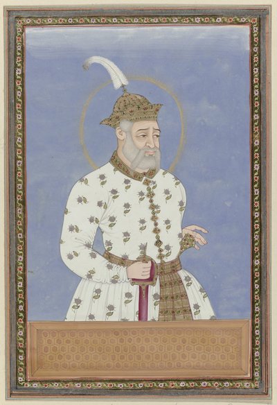 Ritratto di Bara Malik; è stato prima visir del sultano che governava la città di Bidar (?); successivamente divenne sovrano di Golconda e fondò Golconda da Anonymous