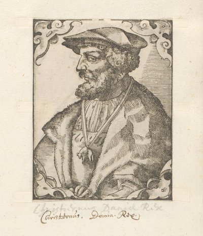 Ritratto di Cristiano I di Danimarca da Anonymous