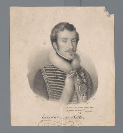 Ritratto di Cornelius Anthonius Geisweit van der Netten da Anonymous