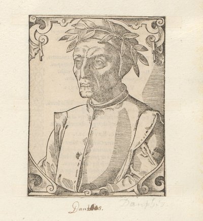 Ritratto di Dante Alighieri da Anonymous