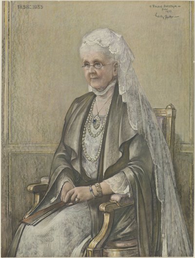 Ritratto di Emma, regina reggente dei Paesi Bassi da Anonymous