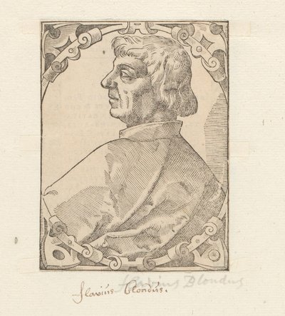 Ritratto di Flavio Biondo da Anonymous
