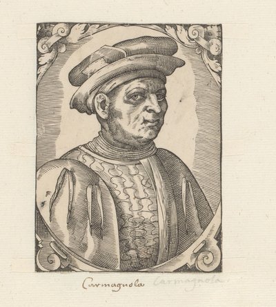 Ritratto di Francesco Bussone da Carmagnola da Anonymous