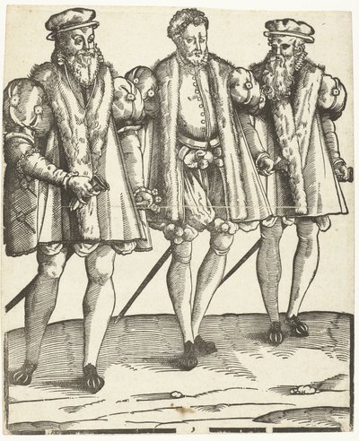 Ritratto di Gaspard, Francois e Odet de Coligny da Anonymous