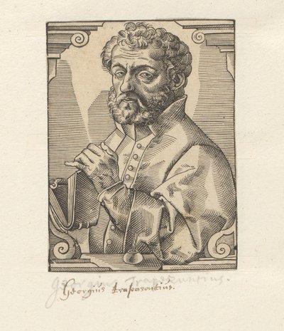 Ritratto di Giorgio di Trebisonda da Anonymous