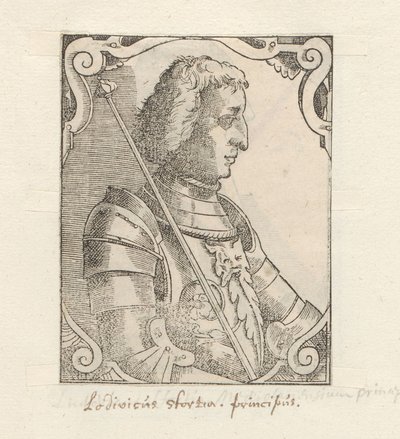 Ritratto di Ludovico Sforza da Anonymous