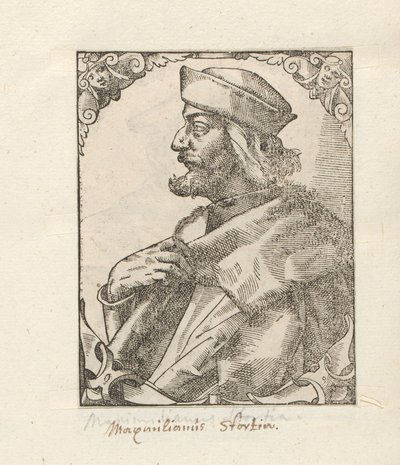 Ritratto di Massimiliano Sforza da Anonymous