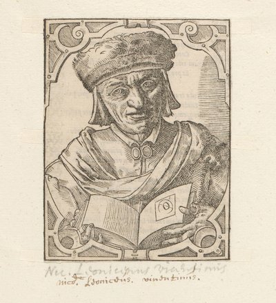 Ritratto di Niccolò Leoniceno da Anonymous