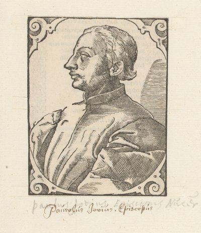 Ritratto di Paolo Giovio da Anonymous