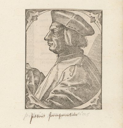 Ritratto di Pietro Pomponazzi da Anonymous