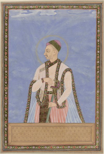 Ritratto del Sultano Muhammad-Quli, figlio di Muhammad-Quli Padsha; dopo suo padre ha governato Golconda da Anonymous