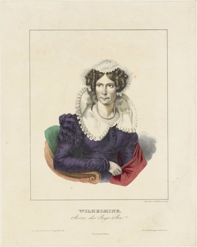 Ritratto di Guglielmina di Prussia da Anonymous