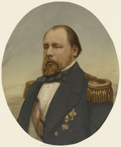 Portret van Willem III, koning der Nederlanden da Anonymous