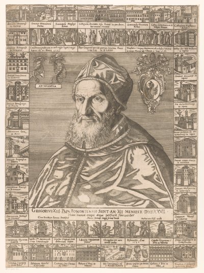 Ritratto di papa Gregorio XIII da Anonymous