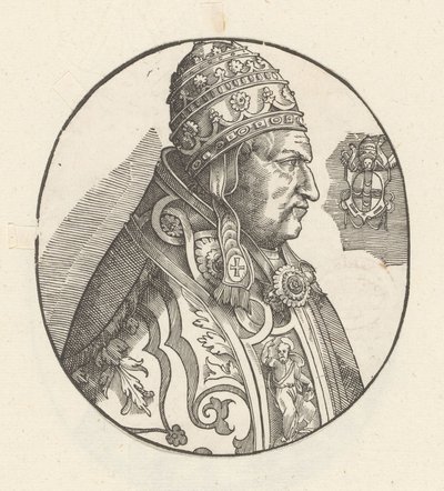 Ritratto di papa Pio II da Anonymous