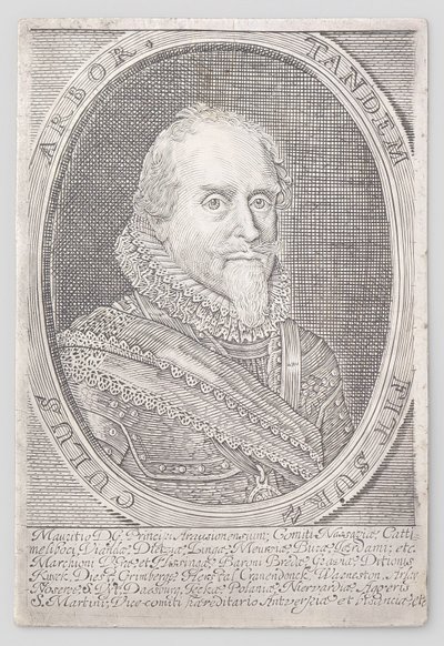 Ritratto del principe Maurizio di Nassau da Anonymous