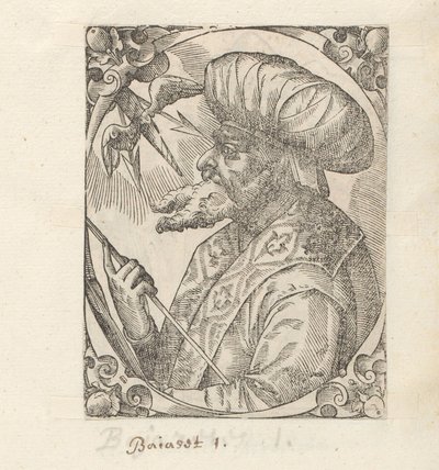 Ritratto del sultano Bayezid I da Anonymous