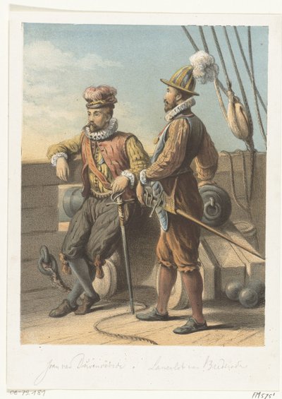 Portretten van de watergeuzen Jan van Duivenvoorde en Lancelot van Brederode, 1572 da Anonymous
