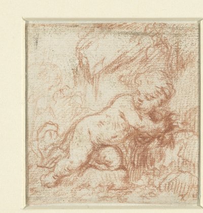 Putto nel paesaggio da Anonymous