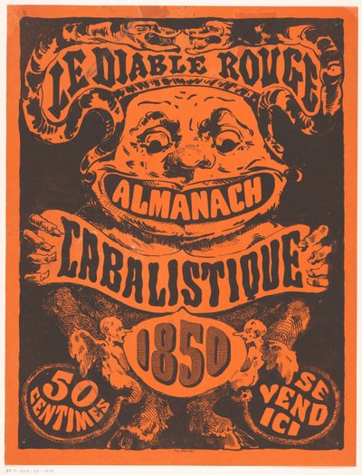 Manifesto per Le Diable Rouge da Anonymous