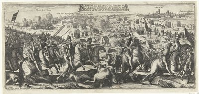 Battaglia di cavalieri ad Arras, 1640 da Anonymous