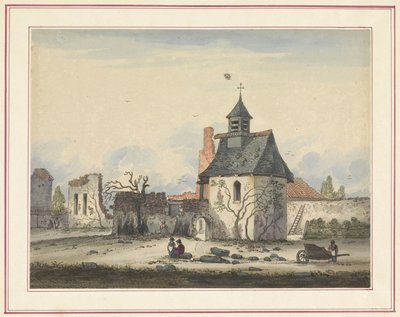 Rovina di Hougoumont (Sette tavole di Waterloo e dintorni) da Anonymous