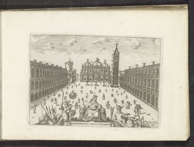 Piazza San Marco a Venezia da Anonymous