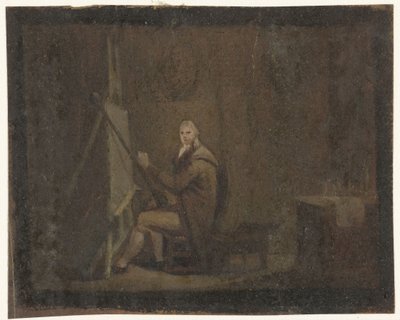 Pittore nel suo atelier da Anonymous