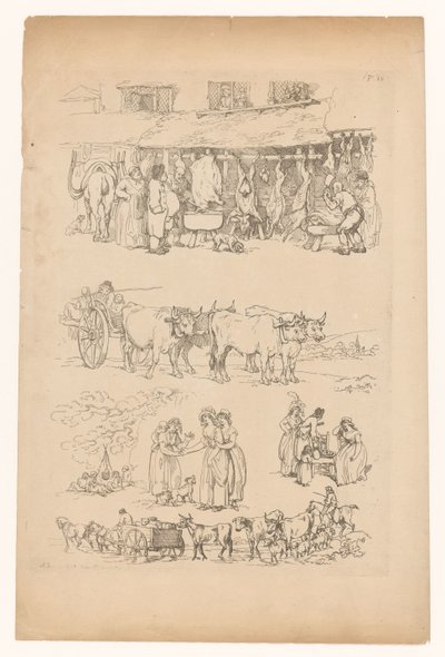 Scene di vita rurale da Anonymous