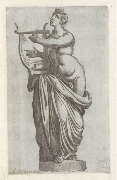 Scultura di Apollo da Anonymous