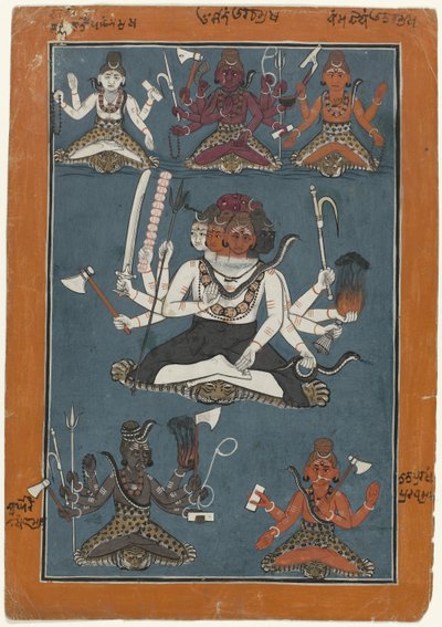 Shiva Pancha-vaktra da Anonymous