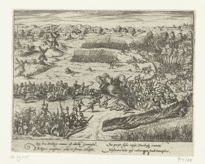 Battaglia di Heiligerlee, 1568 da Anonymous