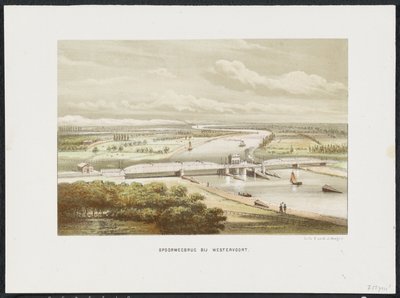 Ponte ferroviario a Westervoort, 1846 da Anonymous