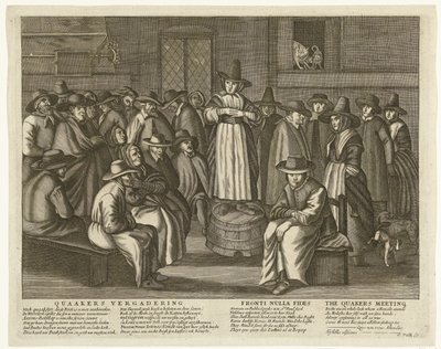 Caricatura dei Quaccheri inglesi, ca. 1656 da Anonymous
