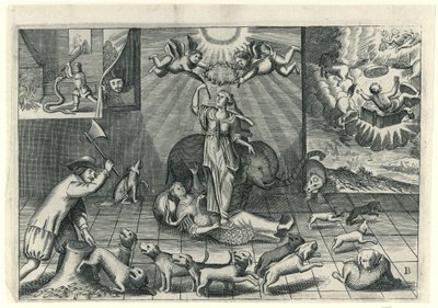 Caricatura degli inglesi, 1673 da Anonymous