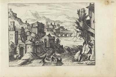 Città su un fiume da Anonymous