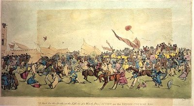Partenza per Epsom o gli effetti di una giornata ventosa, 1820 da Anonymous
