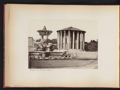 Tempio di Ercole Invitto e Piazza di Bocca della Verità a Roma, Italia da Anonymous