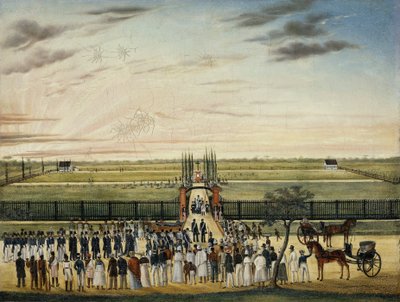 La sepoltura di Padre Joannes Vitus Janssen (1803-43) a Paramaribo da Anonymous