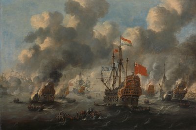 Il raid olandese sul Medway, 1667 da Anonymous