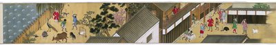 Il posto commerciale a Dejima (Makimono Nagasaki e Deshima) da Anonymous