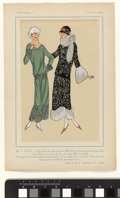 Très Parisien, 1923, No 10: 10. - AMICIZIA. - Molto carino questo vestito... da Anonymous